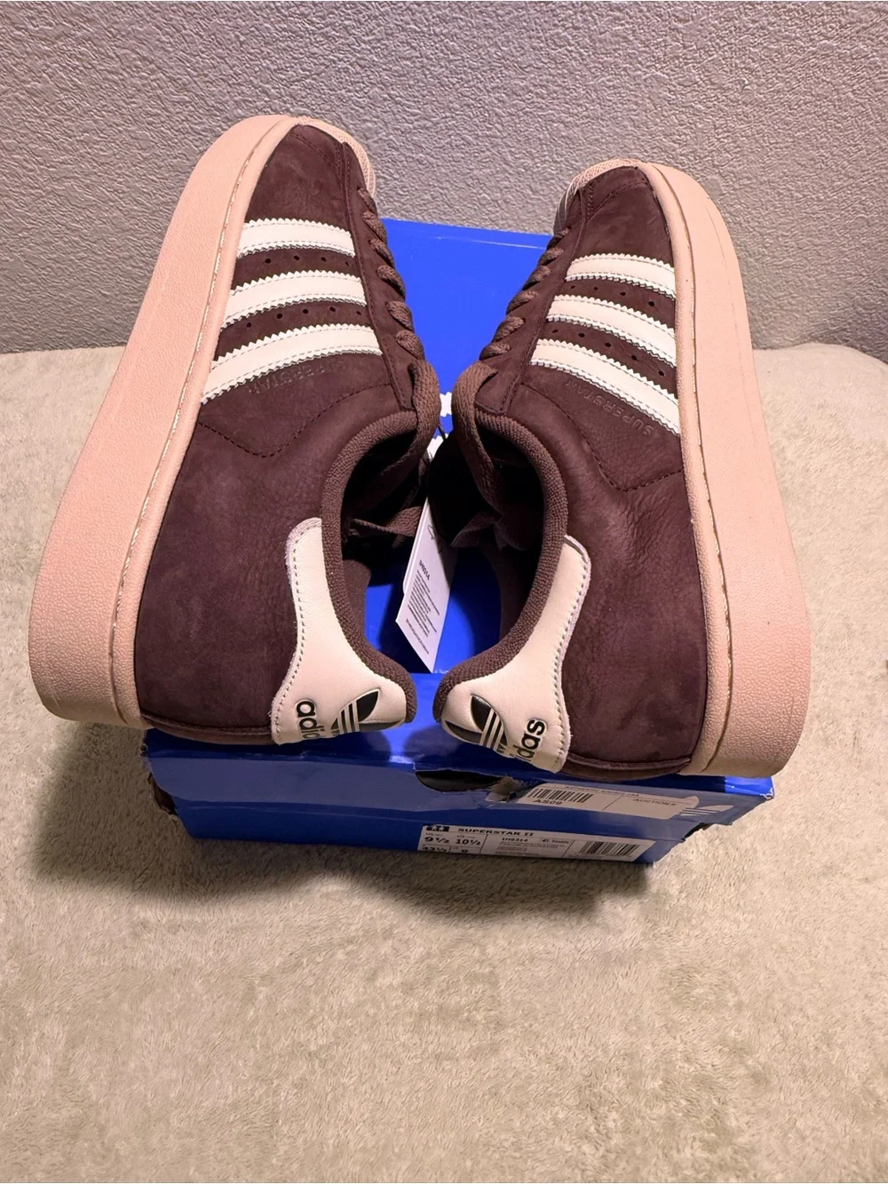 Adidas Superstar II “Aurora Coffee Stone Khaki” Men’s 9.5 Women’s 10.5 NWB&T #97